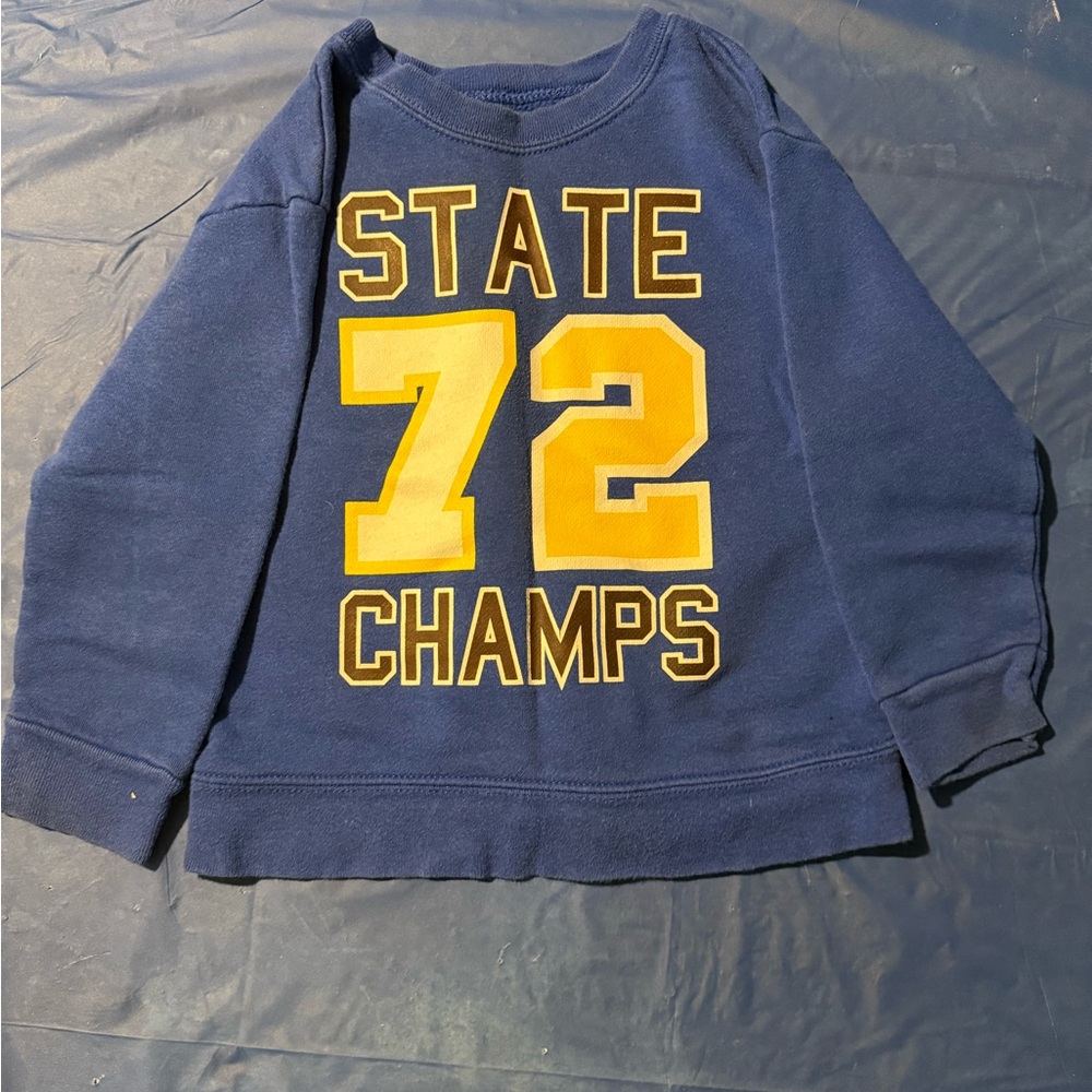 Kids Blue State Champs Sweatshirt
